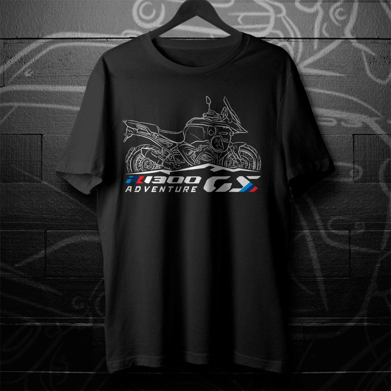 BMW R1300GS Adventure 2024-25 Inspired T-Shirt - Motorcycle Tee Shirt for Motorrad Riders