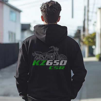Kawasaki KZ650CSR 1981 - 1983 Inspired Hoodie - Motorcycle Sweatshirt for Riders