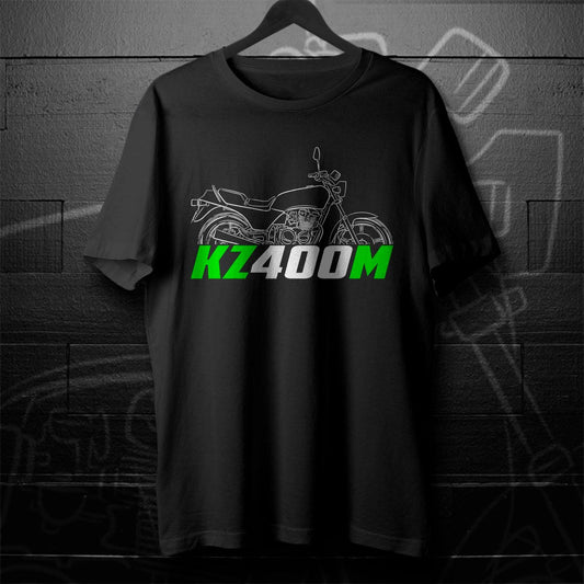 Kawasaki KZ400M 1981 - 1982 Inspired T-Shirt - Motorcycle Tee Shirt for Riders