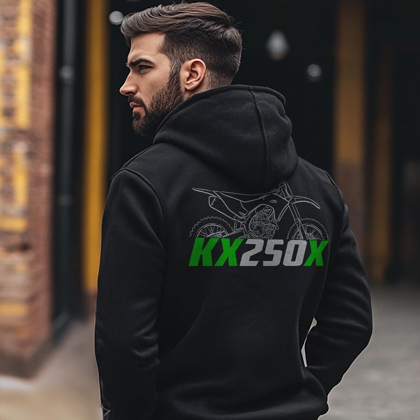 Kawasaki KX250X 2023 - 2025 Inspired Hoodie - Motorcycle Sweatshirt for Riders