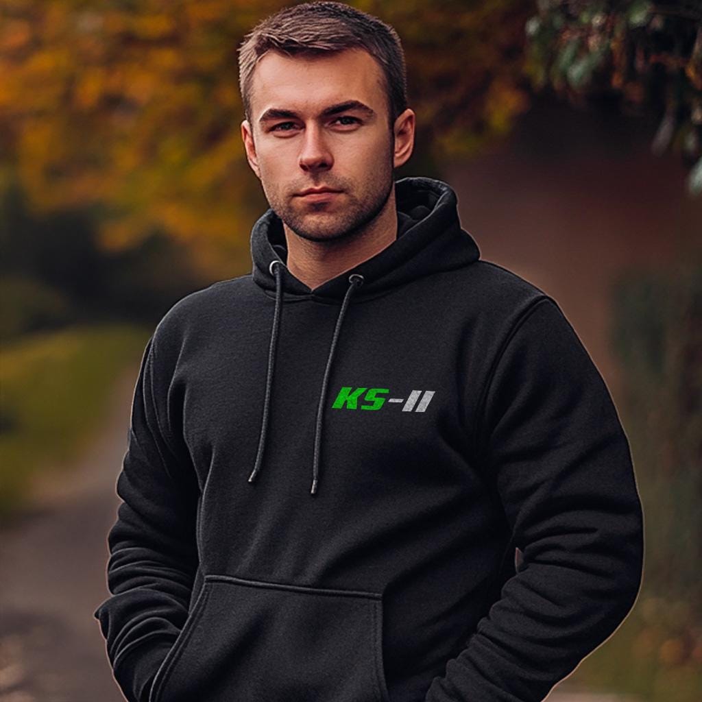 Kawasaki KS-II 1987 - 1989 Inspired Hoodie - Motorcycle Sweatshirt for Riders