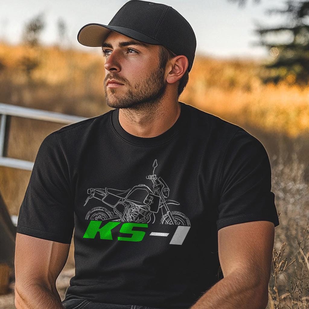 Kawasaki KS-I 1987 - 1989 Inspired T-Shirt - Motorcycle Tee Shirt for Riders