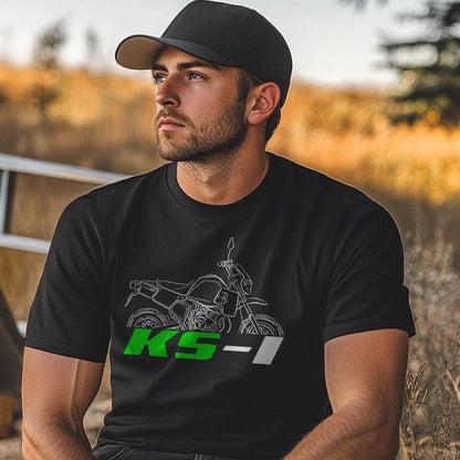 Kawasaki KS-I 1987 - 1989 Inspired T-Shirt - Motorcycle Tee Shirt for Riders