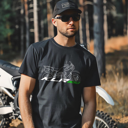 Kawasaki KLR650 Adventure Inspired T-Shirt - Motorcycle Tee Shirt for Riders