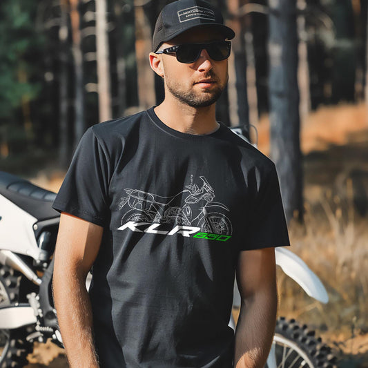 Kawasaki KLR650 Adventure Inspired T-Shirt - Motorcycle Tee Shirt for Riders