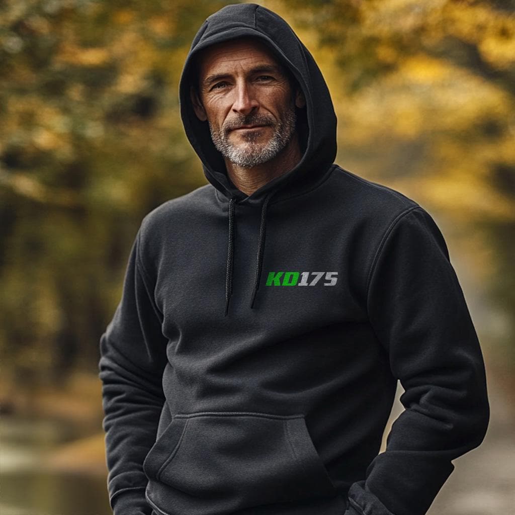 Kawasaki KD175 1976 - 1979 Inspired Hoodie - Motorcycle Sweatshirt for Riders