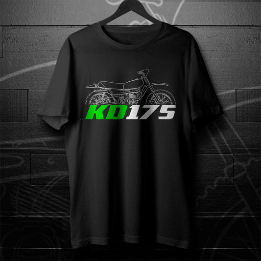 Kawasaki KD175 1976 - 1979 Inspired T-Shirt - Motorcycle Tee Shirt for Riders