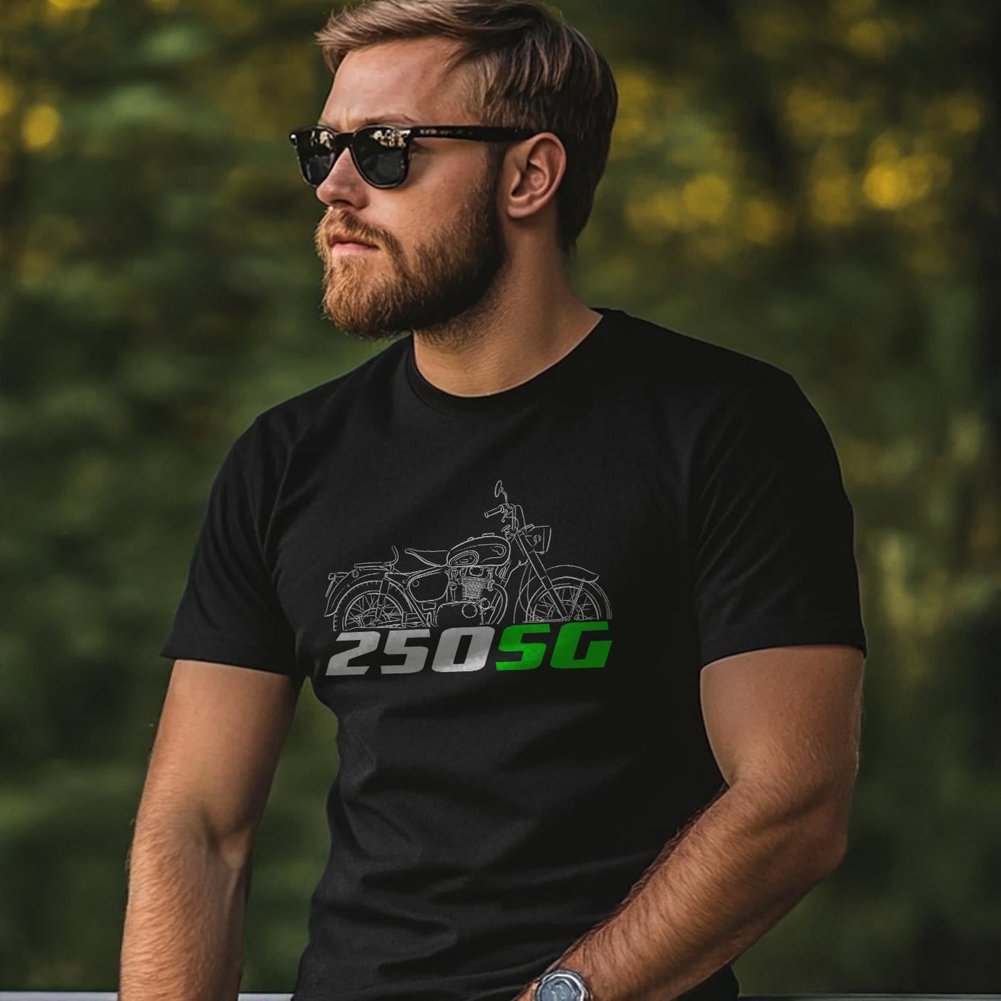 Kawasaki 250 SG 1964 - 1969 Inspired T-Shirt - Motorcycle Tee Shirt for Riders