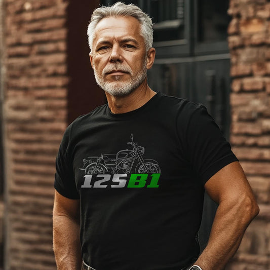 Kawasaki 125 B1 B1L B1L-A B1T & B1TL Inspired T-Shirt - Motorcycle Tee Shirt for Riders