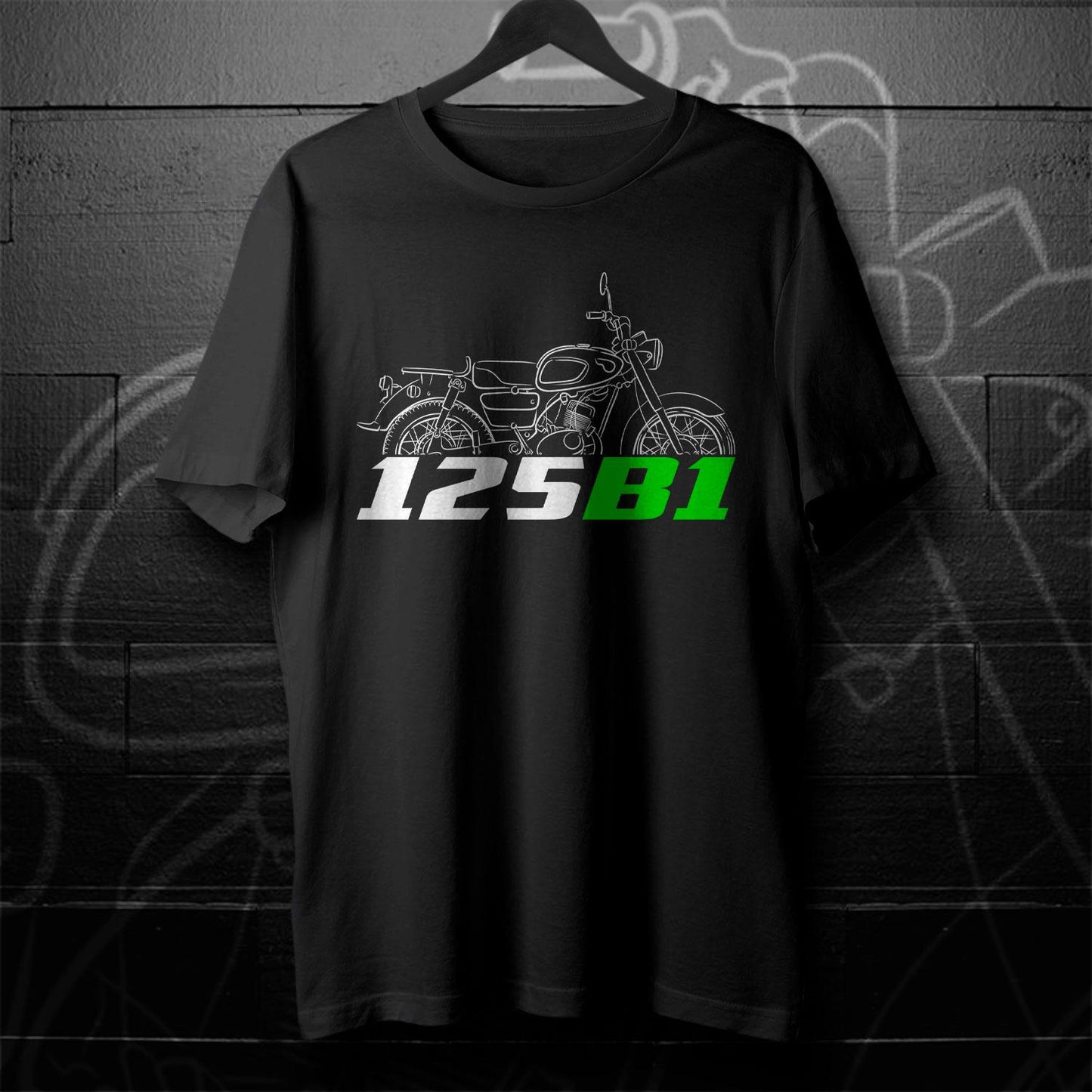 Kawasaki 125 B1 B1L B1L-A B1T & B1TL Inspired T-Shirt - Motorcycle Tee Shirt for Riders