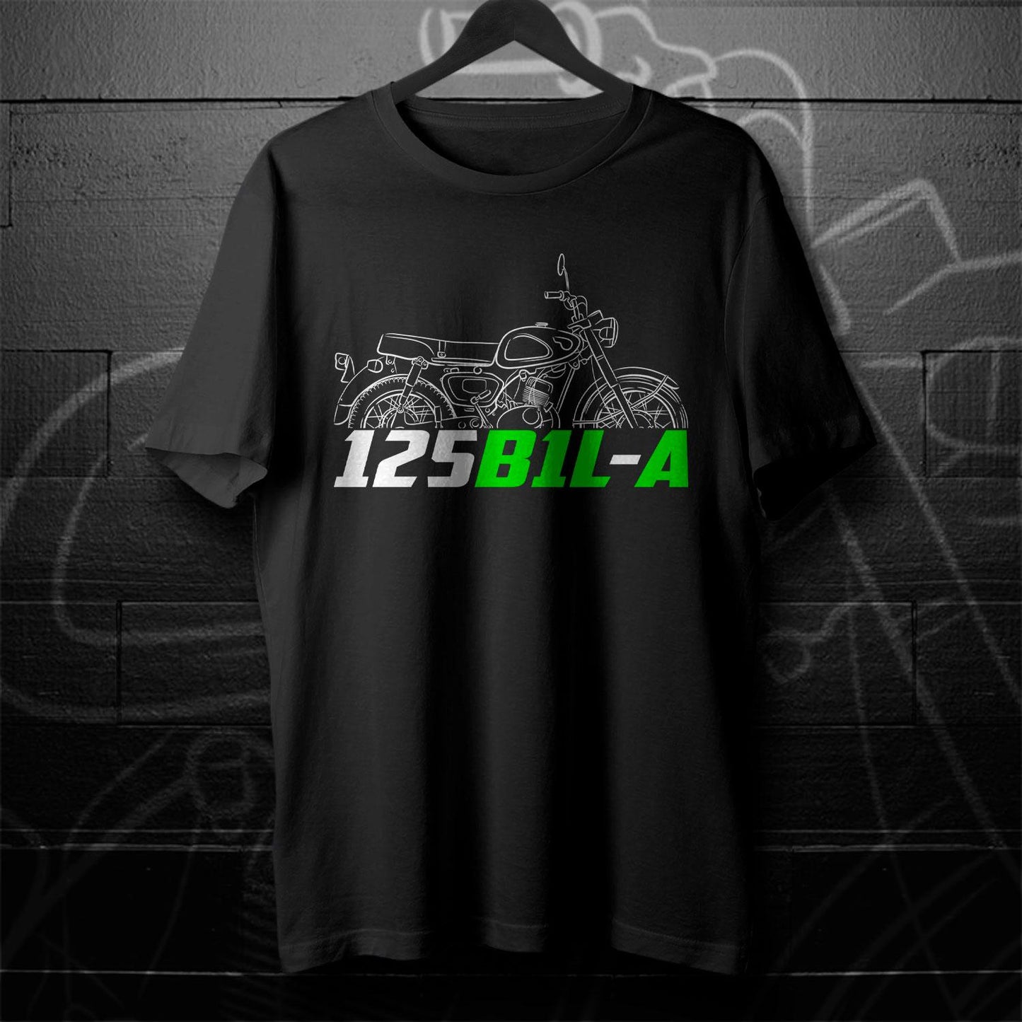 Kawasaki 125 B1 B1L B1L-A B1T & B1TL Inspired T-Shirt - Motorcycle Tee Shirt for Riders