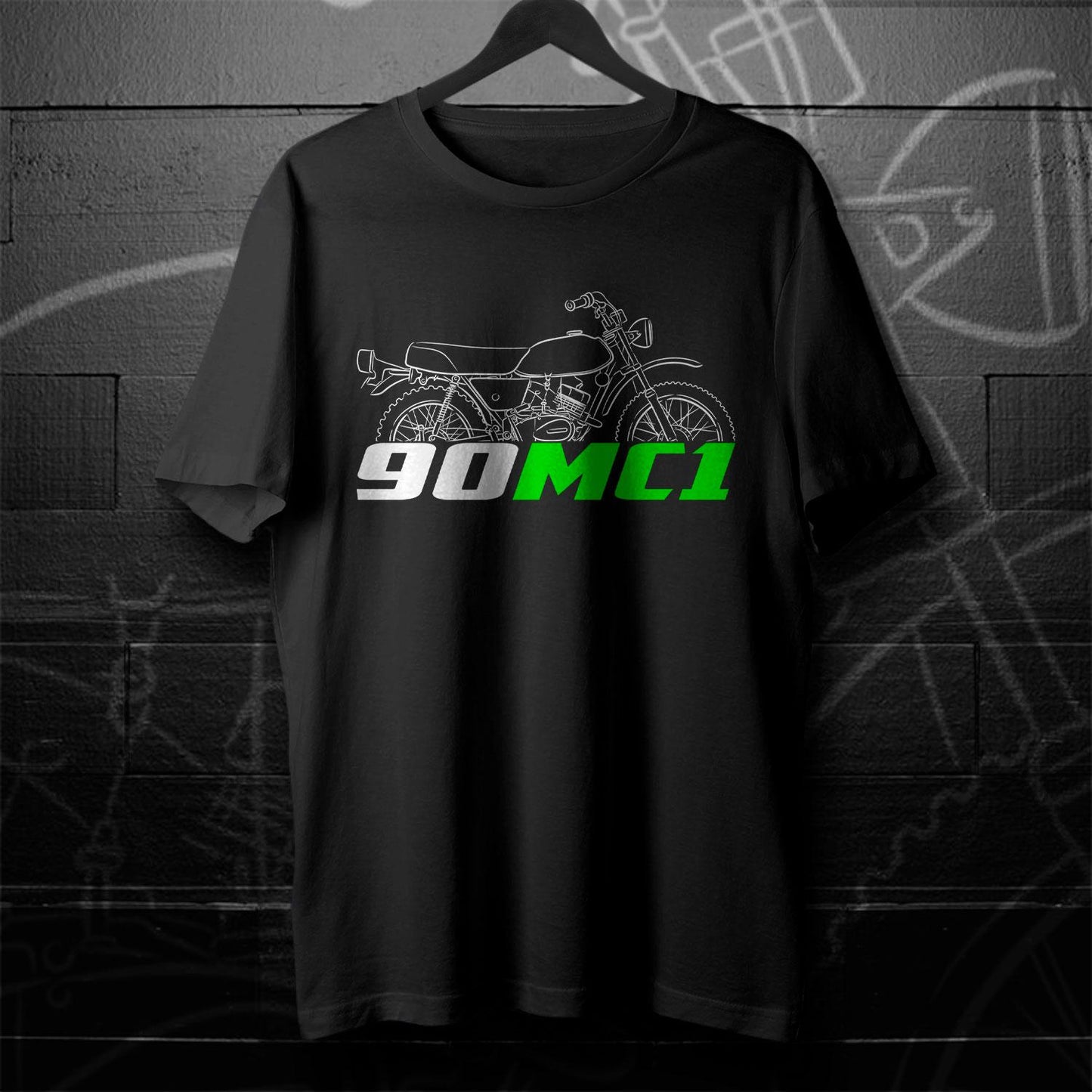 Kawasaki 90 MC1 & MC1M Inspired T-Shirt - Motorcycle Tee Shirt for Riders