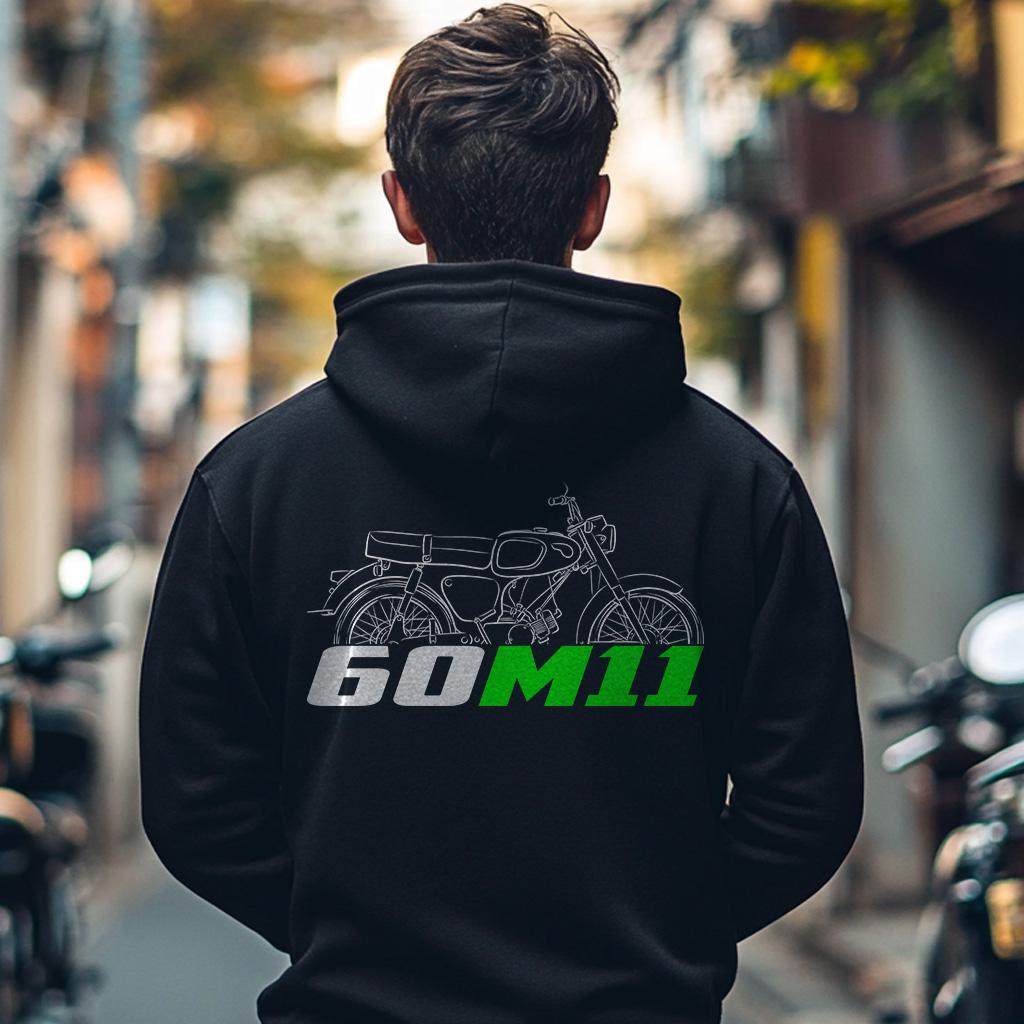 Kawasaki 60 M11 1966 - 1969 Inspired Hoodie - Motorcycle Sweatshirt for Riders