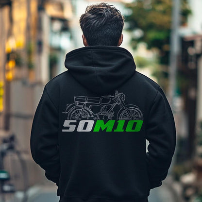 Kawasaki 50 M10 1966 - 1969 Inspired Hoodie - Motorcycle Sweatshirt for Riders