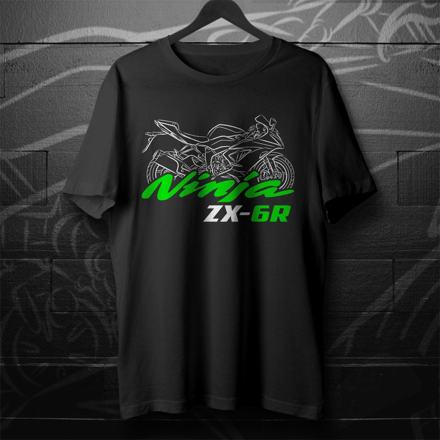 Kawasaki Ninja ZX-6R 2009-2025 Inspired T-Shirt - Motorcycle Tee Shirt for Riders