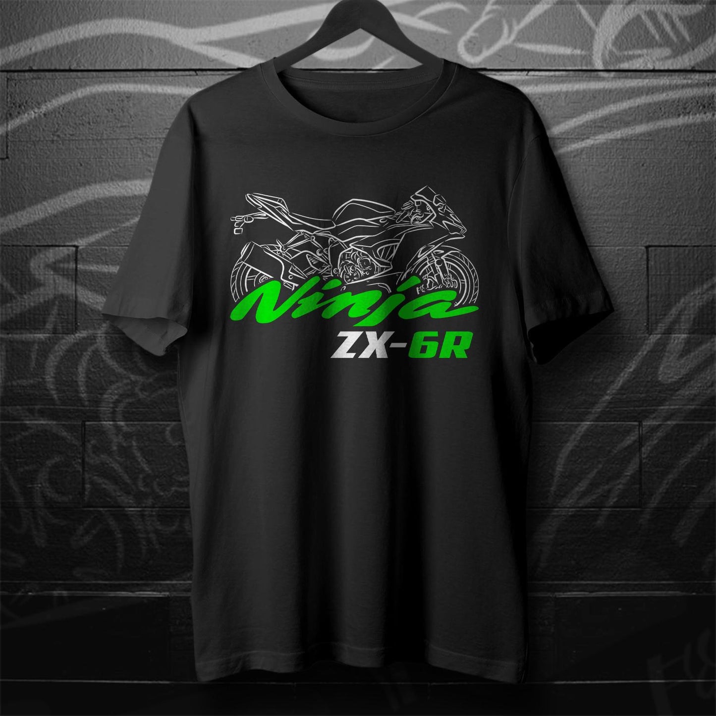 Kawasaki Ninja ZX-6R 2009-2025 Inspired T-Shirt - Motorcycle Tee Shirt for Riders