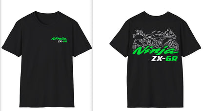 Kawasaki Ninja ZX-6R 2009-2025 Inspired T-Shirt - Motorcycle Tee Shirt for Riders