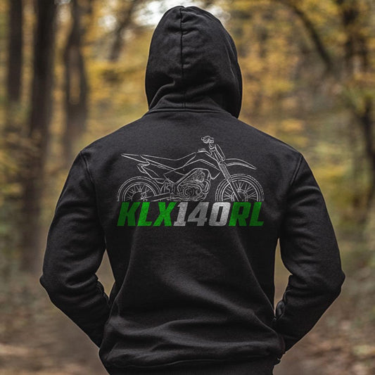 Kawasaki KLX140RL 2021 - 2025 Inspired Hoodie - Motorcycle Sweatshirt for Riders