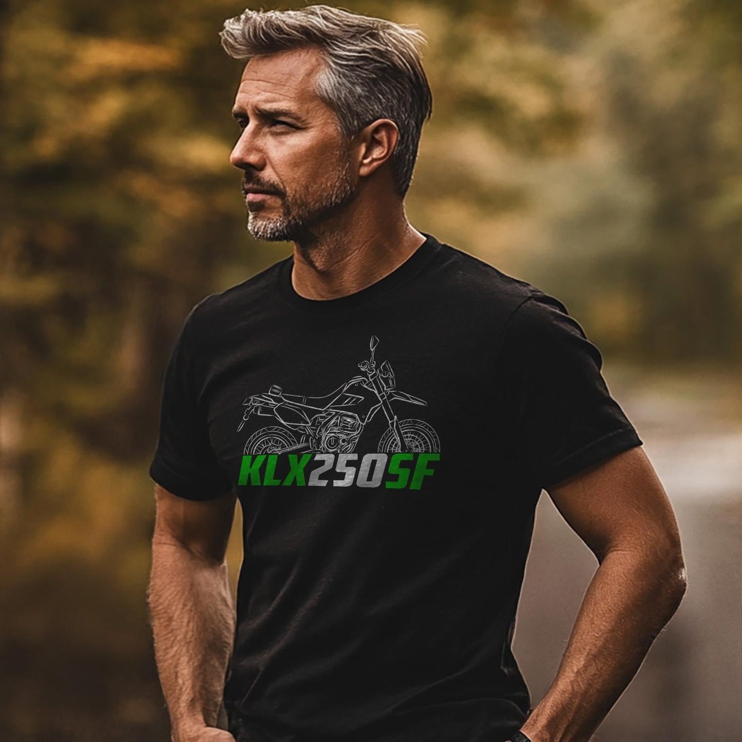 Kawasaki KLX250SF 2009 - 2010 Inspired T-Shirt - Motorcycle Tee Shirt for Riders