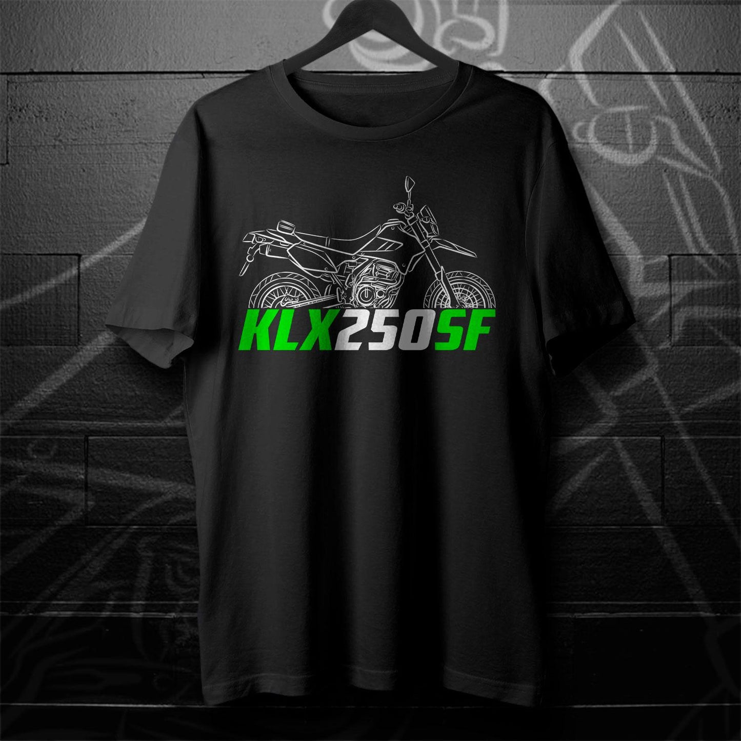 Kawasaki KLX250SF 2009 - 2010 Inspired T-Shirt - Motorcycle Tee Shirt for Riders