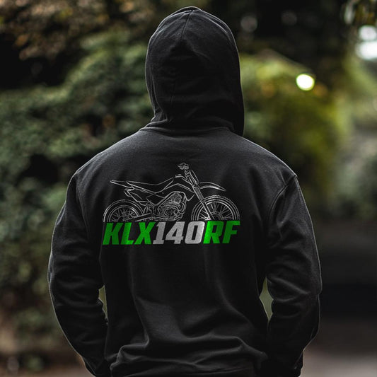 Kawasaki KLX140RF 2021 - 2025 Inspired Hoodie - Motorcycle Sweatshirt for Riders