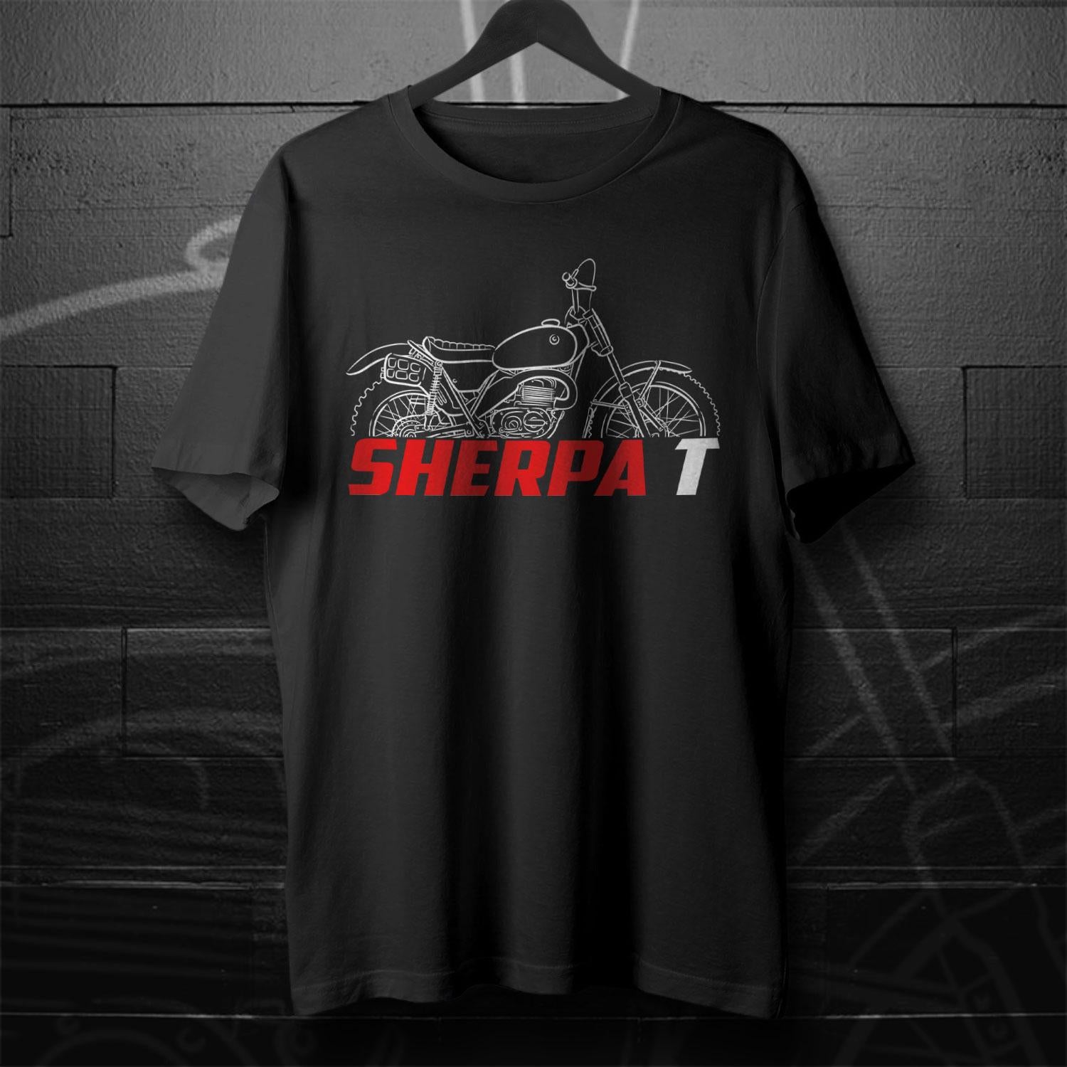 Bultaco Sherpa T 350 Inspired T-Shirt - Motorcycle Tee Shirt for Riders