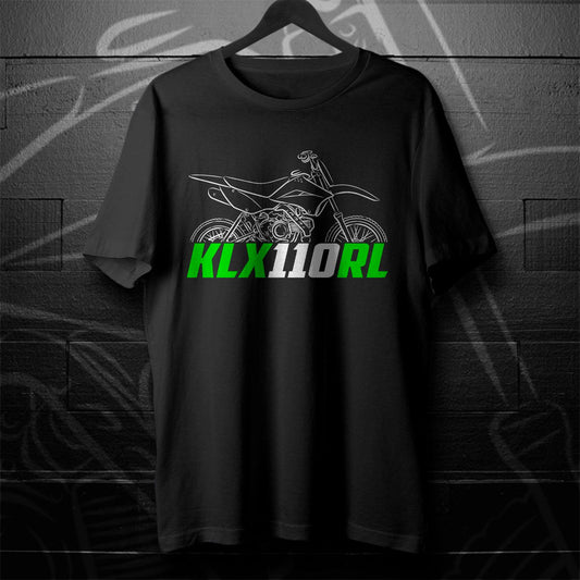 Kawasaki KLX110RL 2021 - 2025 Inspired T-Shirt - Motorcycle Tee Shirt for Riders