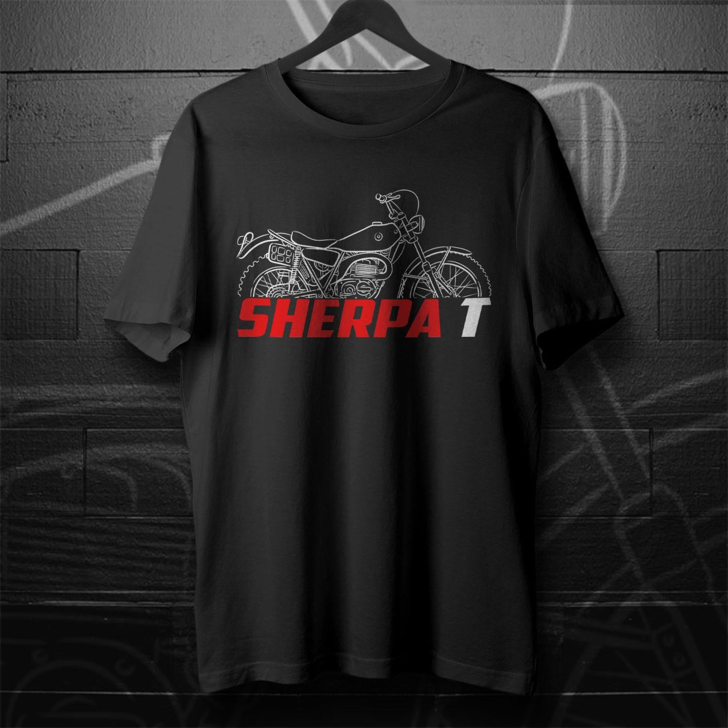 Bultaco Sherpa T 350 Inspired T-Shirt - Motorcycle Tee Shirt for Riders