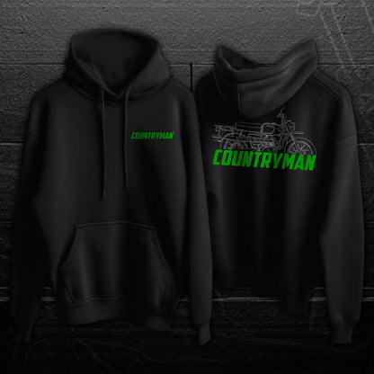 Kawasaki 90 Countryman G1TR 1968 Inspired Hoodie - Motorcycle Sweatshirt for Riders
