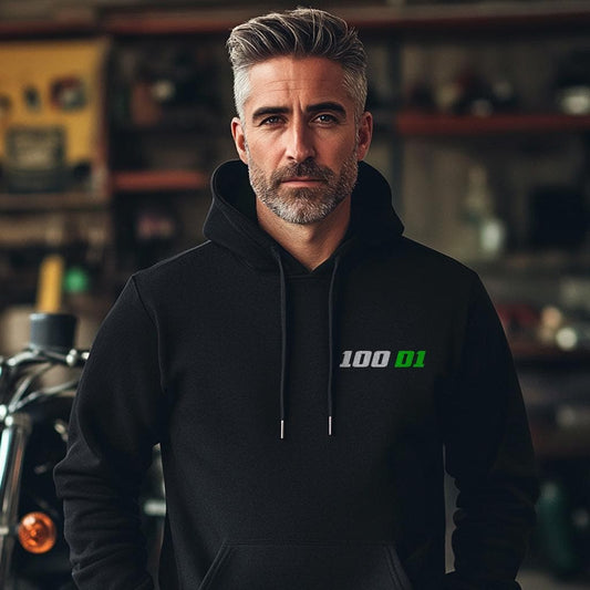 Kawasaki 100 D1 1966 - 1969 Inspired Hoodie - Motorcycle Sweatshirt for Riders