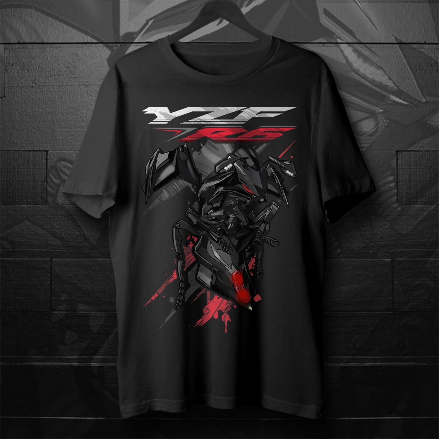 Yamaha YZF-R6 2020 Inspired T-Shirt - Motorcycle Tee Shirt for Riders