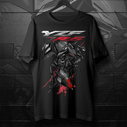 Yamaha YZF-R6 2017-19 Inspired T-Shirt - Motorcycle Tee Shirt for Riders