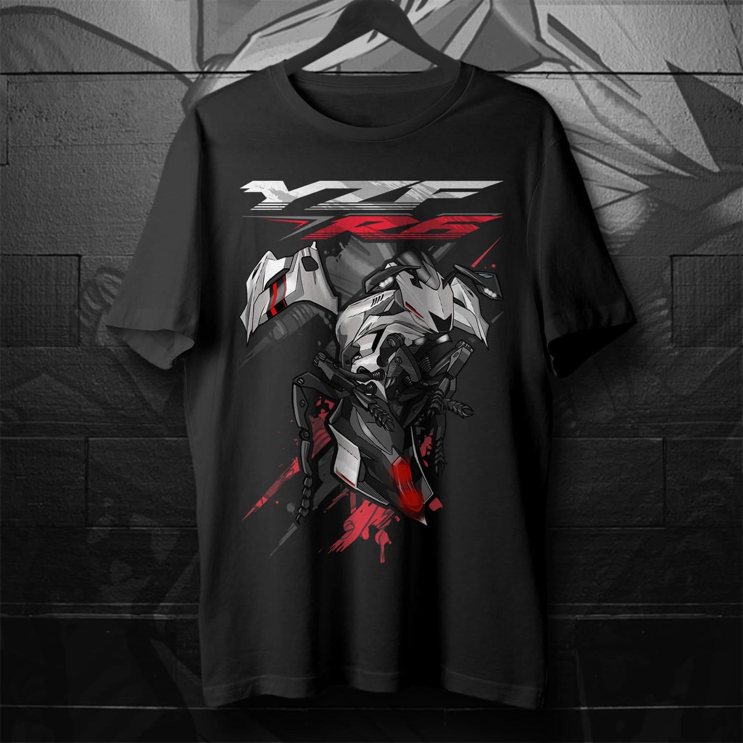 Yamaha YZF-R6 2017-19 Inspired T-Shirt - Motorcycle Tee Shirt for Riders