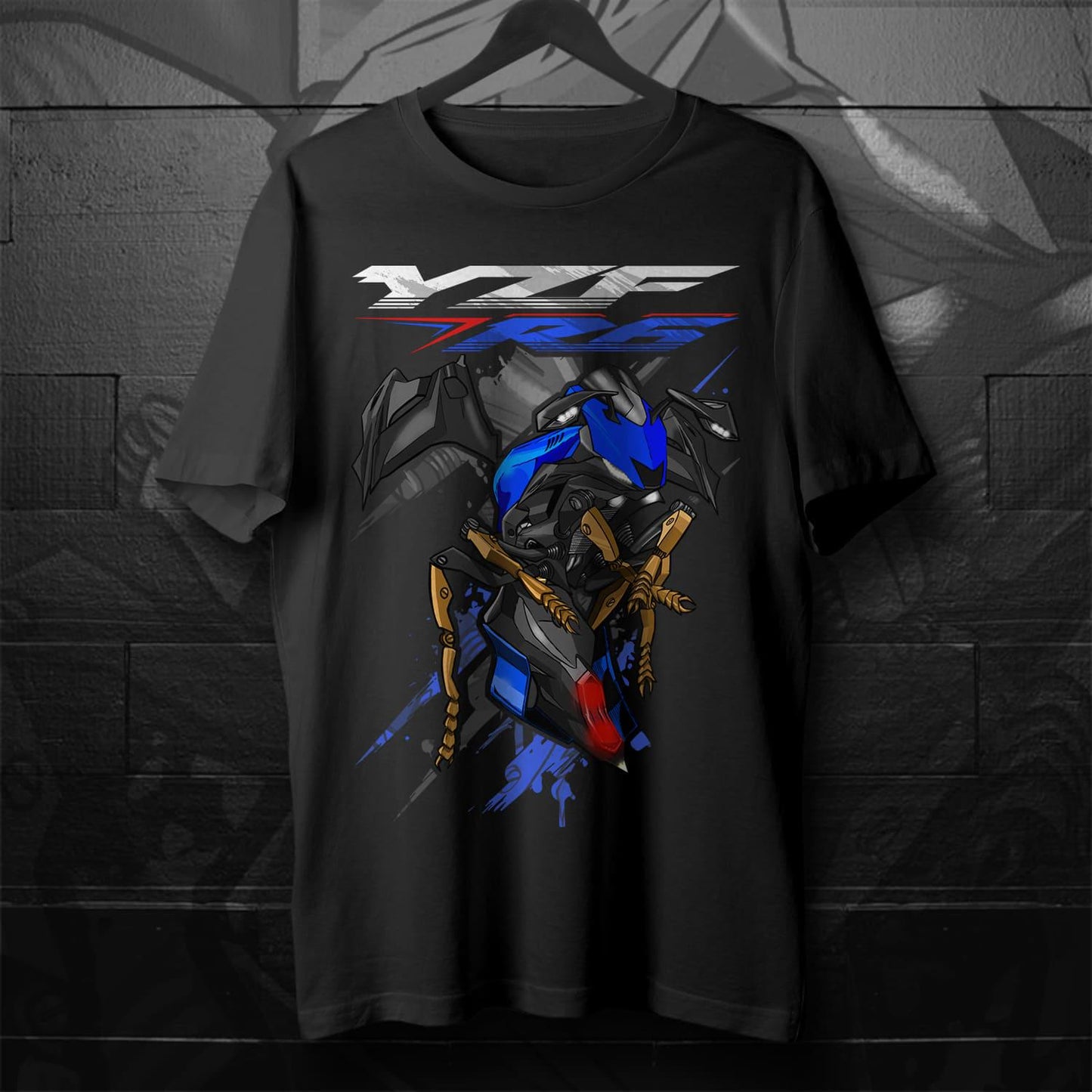 Yamaha YZF-R6 2017-19 Inspired T-Shirt - Motorcycle Tee Shirt for Riders