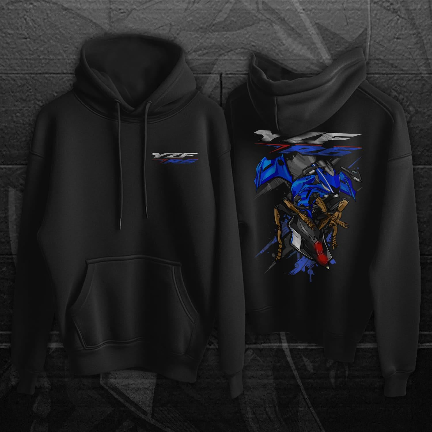 Yamaha YZF-R6 2017-19 Inspired Hoodie - Motorcycle Sweatshirt for Riders