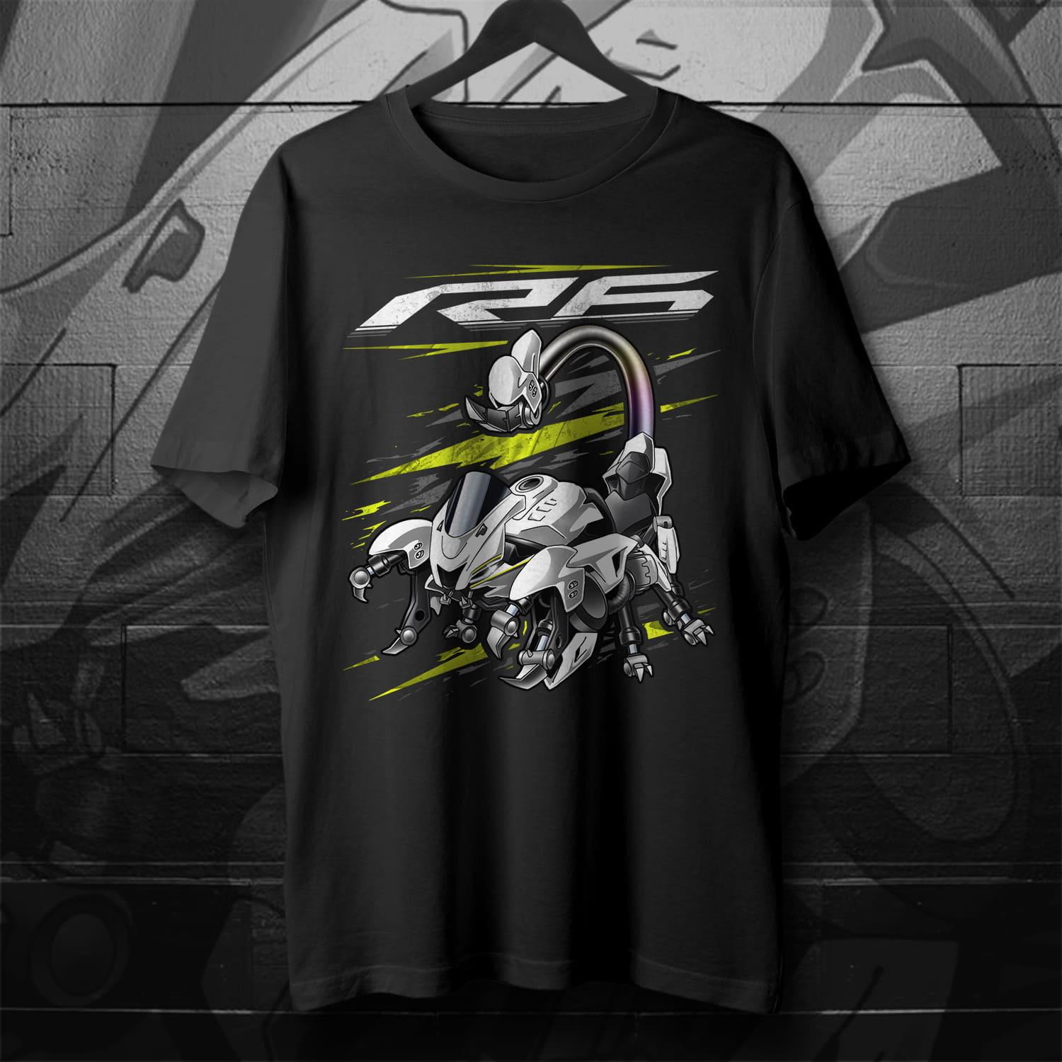 Yamaha YZF-R6 2017-19 Inspired T-Shirt - Motorcycle Tee Shirt for Riders