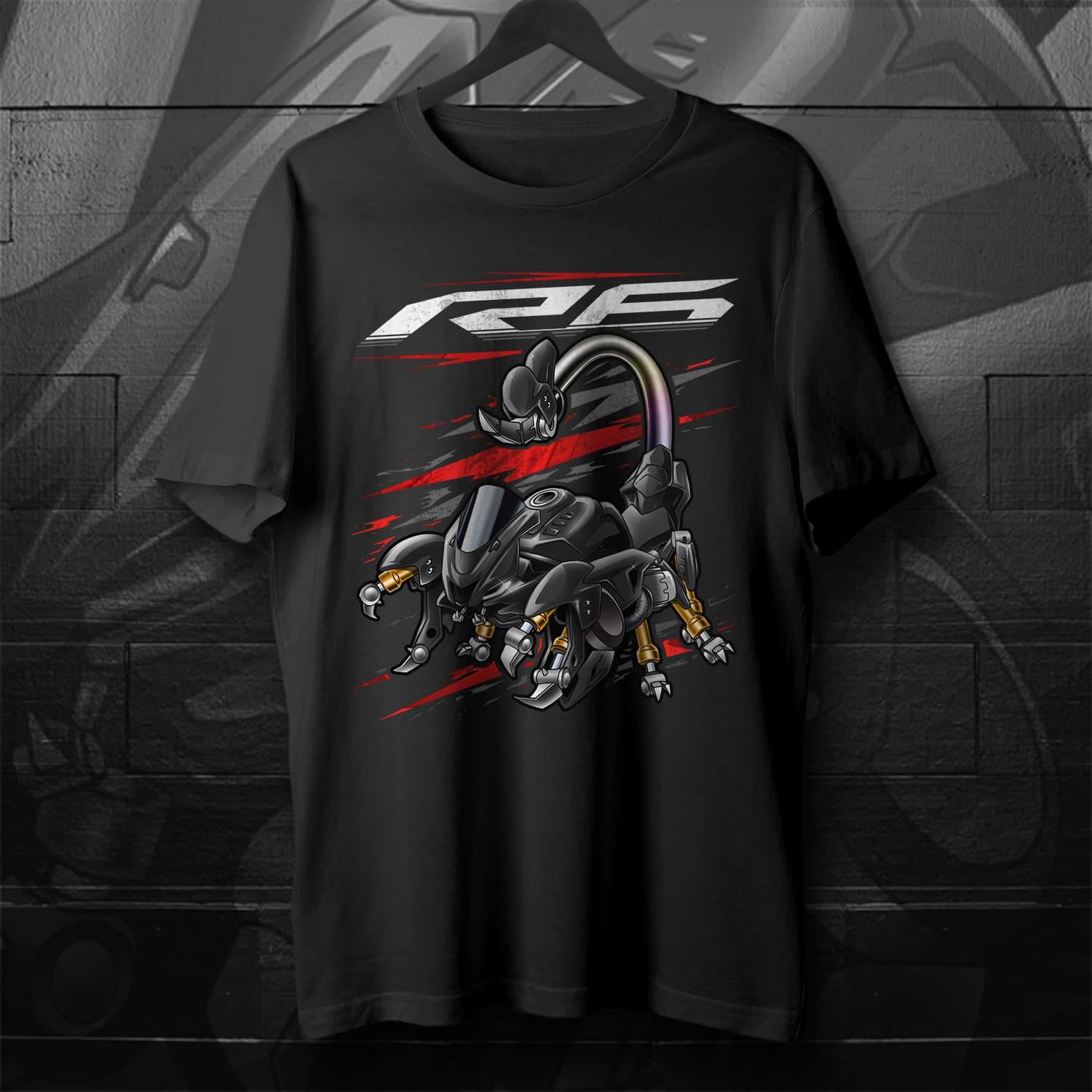 Yamaha YZF-R6 2020 Inspired T-Shirt - Motorcycle Tee Shirt for Riders