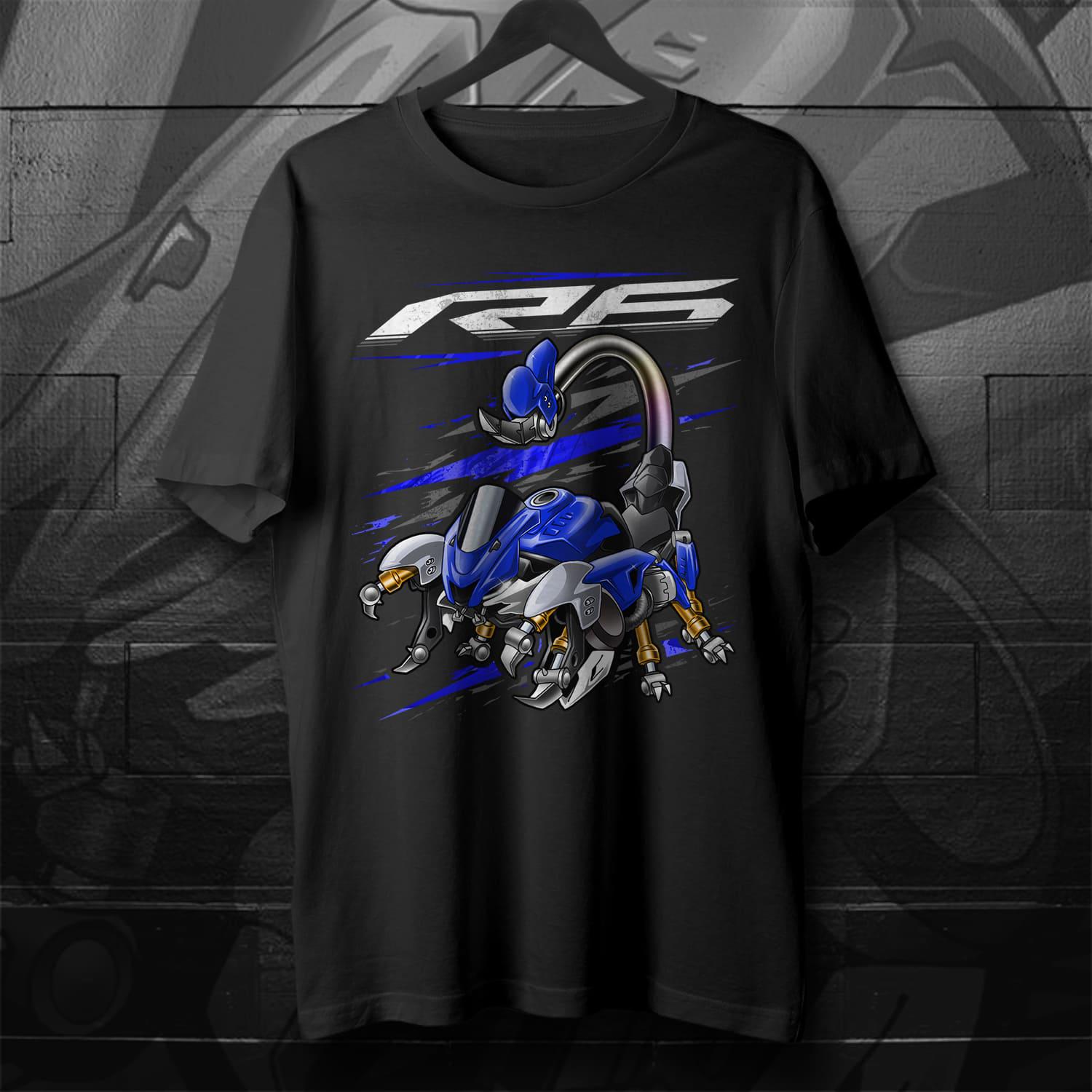 Yamaha YZF-R6 2020 Inspired T-Shirt - Motorcycle Tee Shirt for Riders