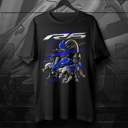 Yamaha YZF-R6 2020 Inspired T-Shirt - Motorcycle Tee Shirt for Riders