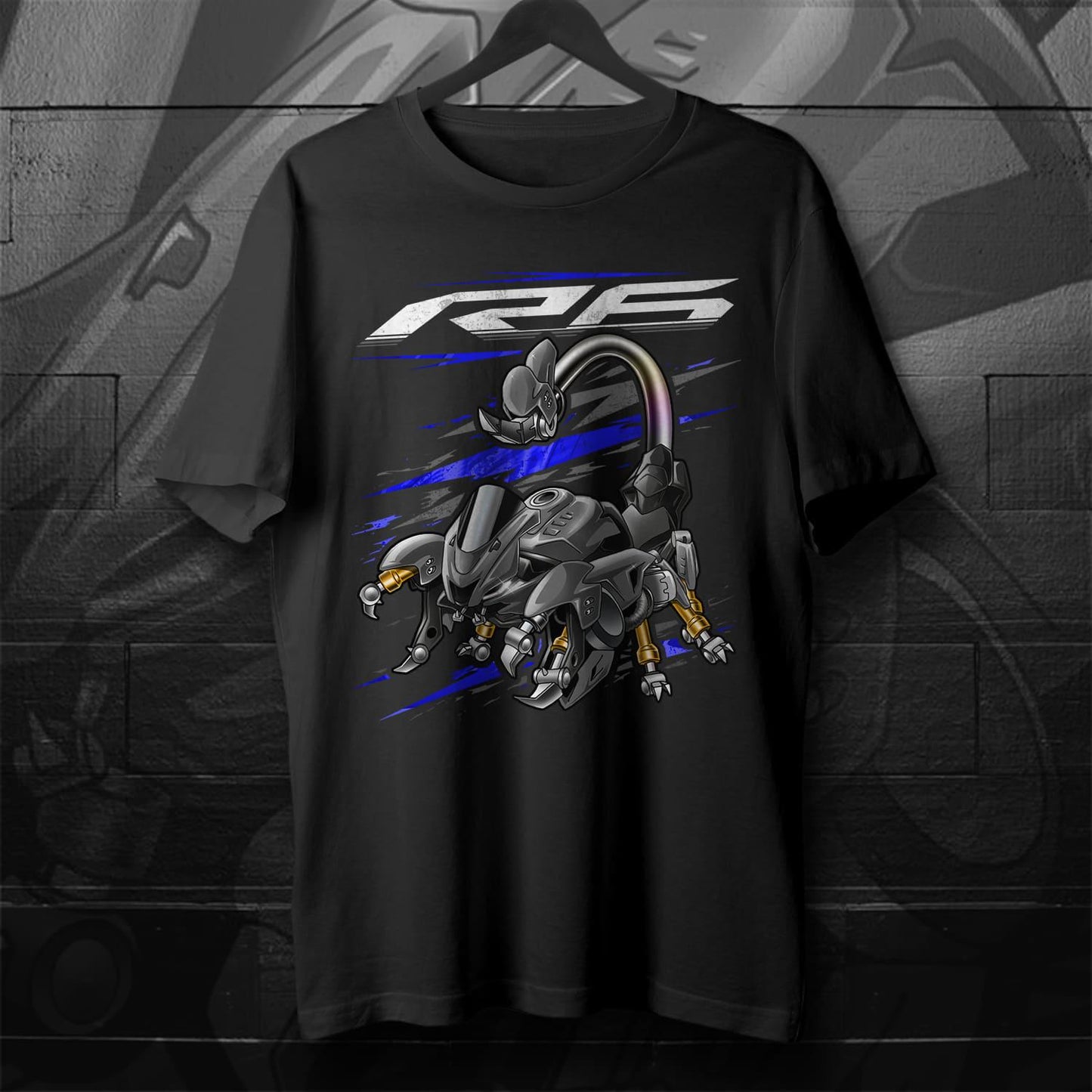 Yamaha YZF-R6 2017-19 Inspired T-Shirt - Motorcycle Tee Shirt for Riders