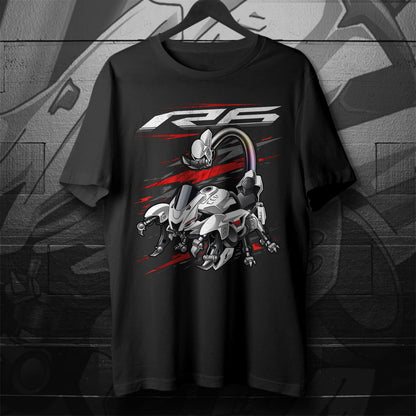 Yamaha YZF-R6 2017-19 Inspired T-Shirt - Motorcycle Tee Shirt for Riders