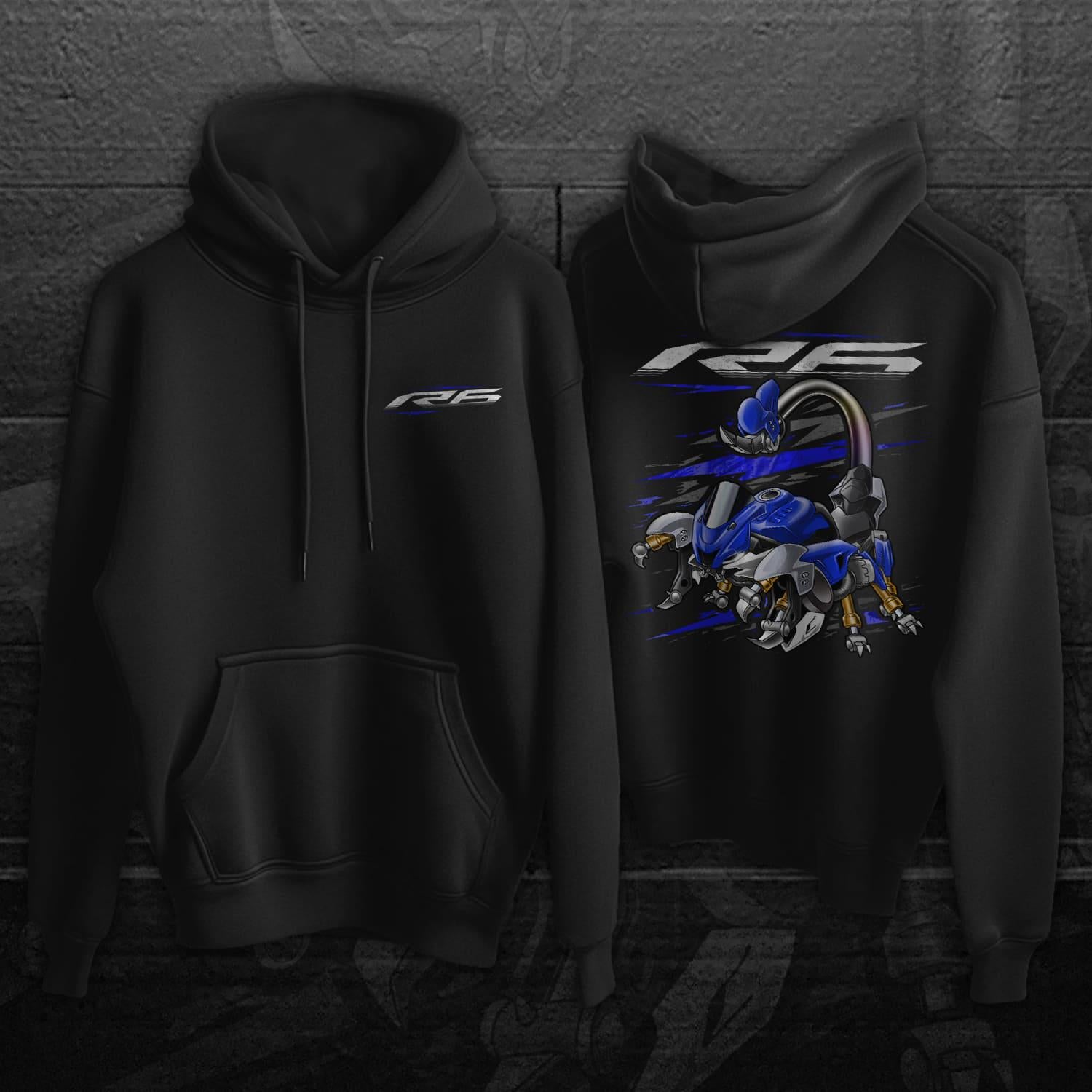 Yamaha YZF-R6 2020 Inspired Hoodie - Motorcycle Sweatshirt for Riders