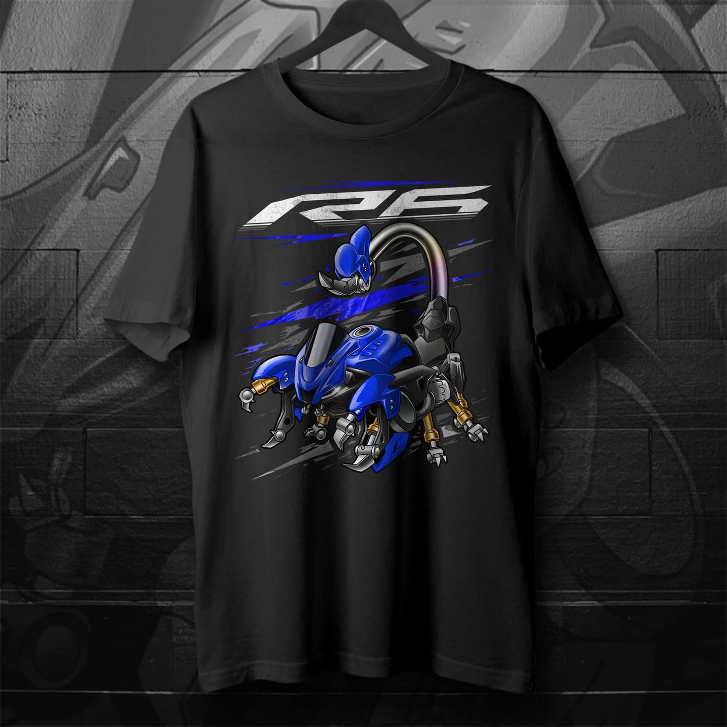 Yamaha YZF-R6 2017-19 Inspired T-Shirt - Motorcycle Tee Shirt for Riders