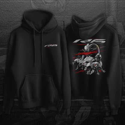 Yamaha YZF-R6 2017-19 Inspired Hoodie - Motorcycle Sweatshirt for Riders