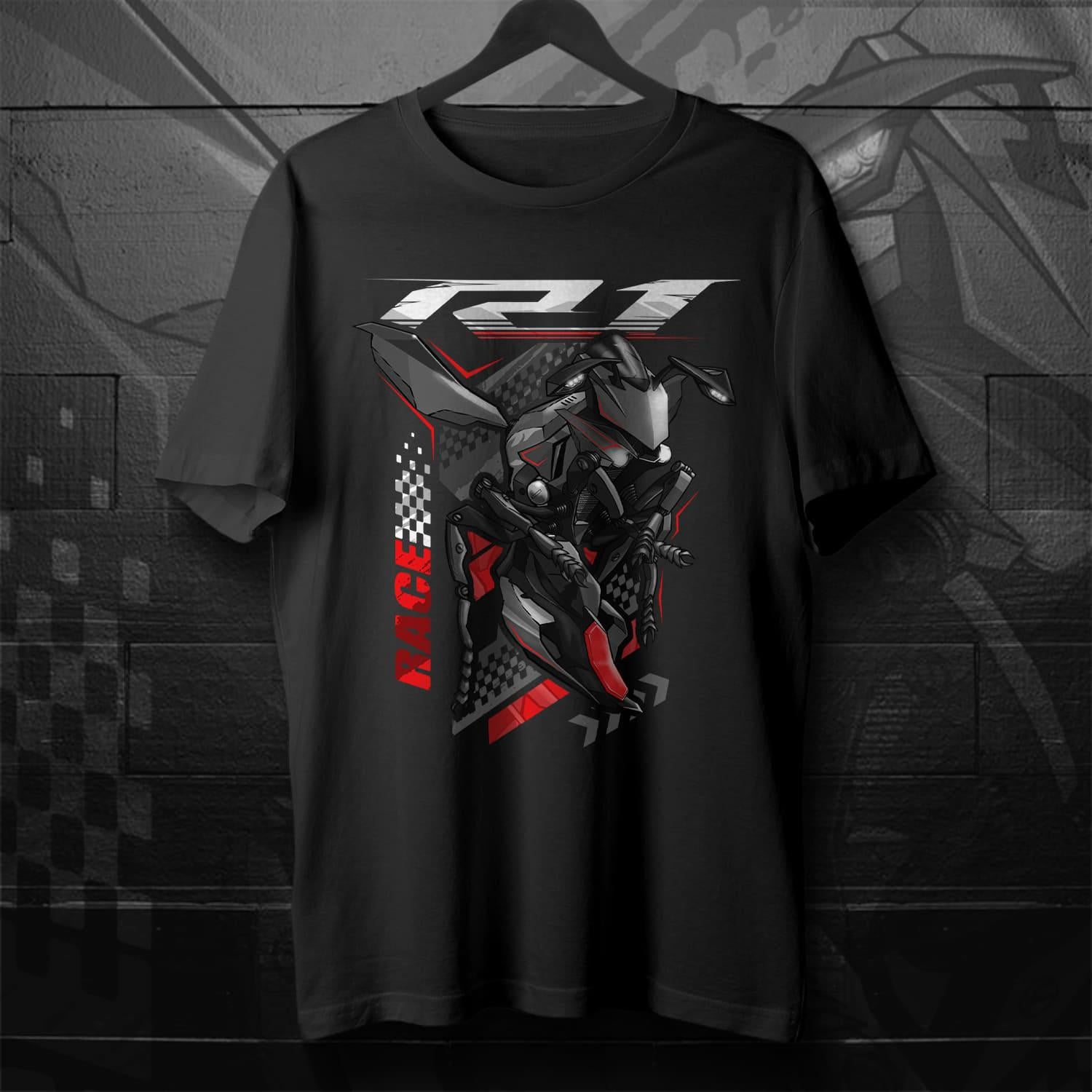 Yamaha YZF-R1 2017-19 Inspired T-Shirt - Motorcycle Tee Shirt for Riders