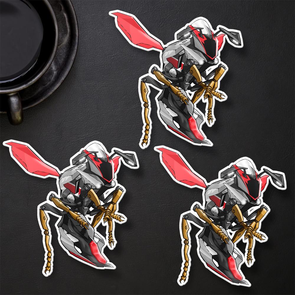 Yamaha YZF-R1 2017-19 Inspired Stickers - Set of 3 Motorcycle Decals for Riders