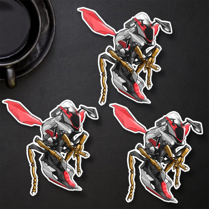 Yamaha YZF-R1 2017-19 Inspired Stickers - Set of 3 Motorcycle Decals for Riders