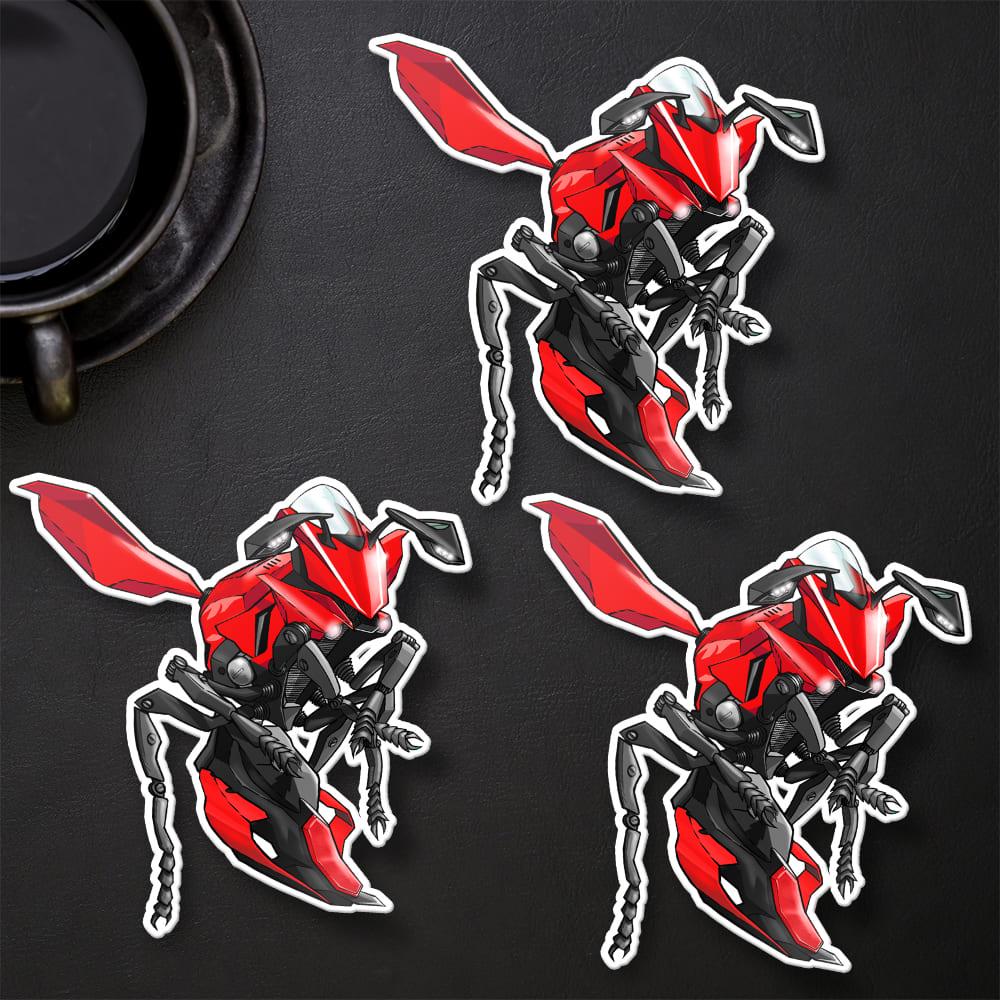 Yamaha YZF-R1 2017-19 Inspired Stickers - Set of 3 Motorcycle Decals for Riders