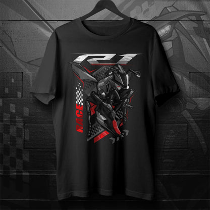Yamaha YZF-R1 2017-19 Inspired T-Shirt - Motorcycle Tee Shirt for Riders