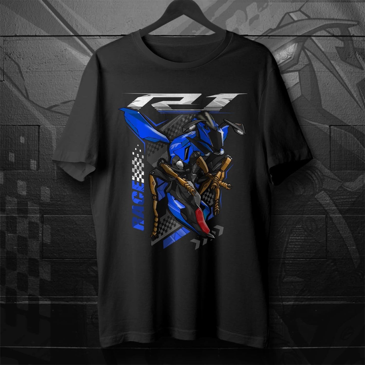 Yamaha YZF-R1 2017-19 Inspired T-Shirt - Motorcycle Tee Shirt for Riders